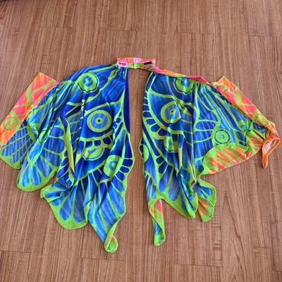 Devil Walking Badinka Rave Festival Fairy Colorful Wings Small/Medium - Image 1 of 4