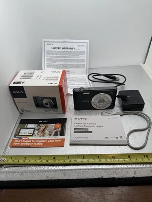 Open Box SONY Cyber-shot DSC-W800 20.1MP Digital Camera 5x Optical Zoom 720P HD - Image 1 of 4