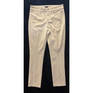 "NYDJ Marilyn Pantalón Recto Crema Pana Mujer Talla 10 Elástico" - Imagen 1 de 4
