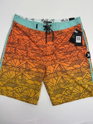$65 NUEVO HURLEY PHANTOM PARA HOMBRES BOARD SHORTS SIG ZANE HAWAII TALLA 33 X 20 Foto 1 de 4
