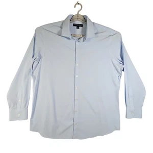 Camisa de vestir Mizzen+Main Sotavento XL clásica azul claro LS para hombre tela de rendimiento - Imagen 1 de 8
