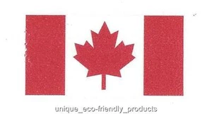 LOTE 50 ~ BANDERA DE CANADÁ Tatuaje Temporal INDIVIDUAL NO EN SÁBANAS - Imagen 1 de 1