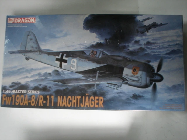 DRAGON 1/48 FOCKE WULF FW 190 A 8 R 11 NACHTJÄGER   - Immagine 1 di 1