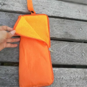 Travel Folding Umbrella Fast Drying Windproof Umbrella Carry Bag Case Pouch - Picture 1 of 17