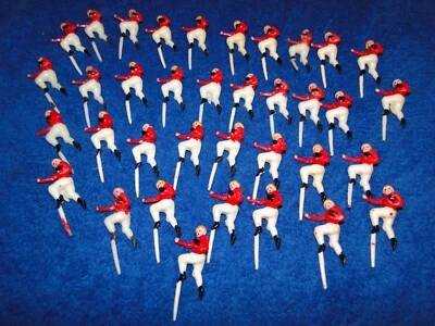 Nuevas selecciones de fiesta de jugadores de fútbol vintage, paquete de 36, para pasteles, cupcake, bento.2.5" Foto 1 de 4