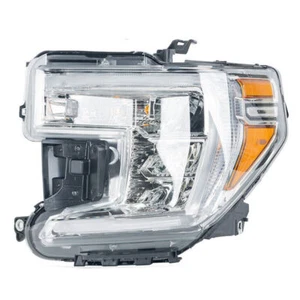 LED Headlight For 2019 20-2021 GMC Sierra 1500 Left Driver W/Halogen Turn Signal - Picture 1 of 10
