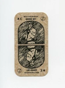 #TN01715 MATHEWSON GROUND OUT Unissued ZeeBall Baseball Game Card - Zdjęcie 1 z 1
