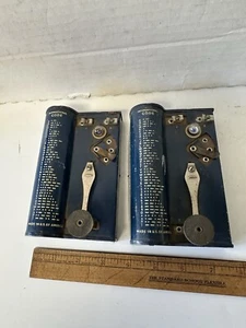 Vintage Pair Tri-Signal Tin Postal Telegraph Junior Set Elkay Mfg Corp New York - Picture 1 of 14