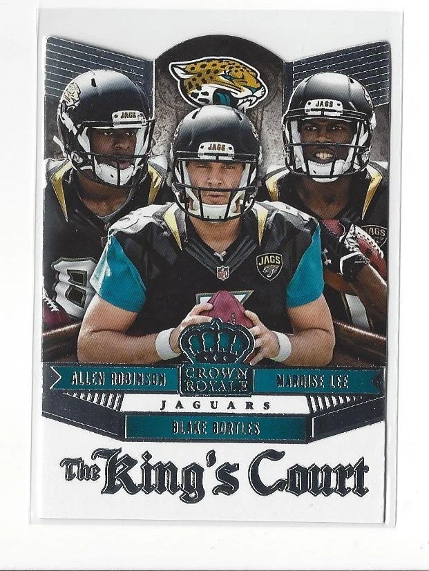 2014 CROWN ROYALE ALLEN ROBINSON BLAKE BORTLES MARQISE LEE KINGS COURT #KC18 - Image 1 of 1