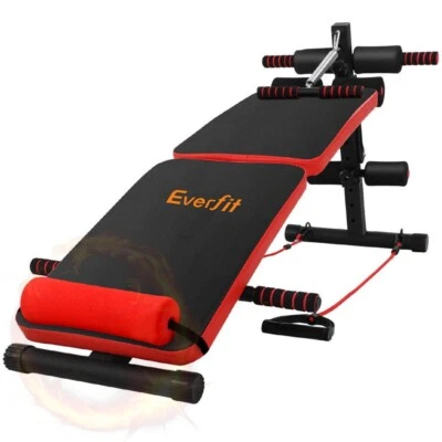 Everfit Weight Bench Sit Up Bench Press Foldable Home Gym Equipment - image 1 of 4