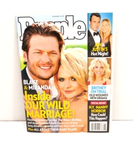 People Magazine November 12 2012 Blake Shelton Miranda Lambert Britney Spears - Picture 1 of 11