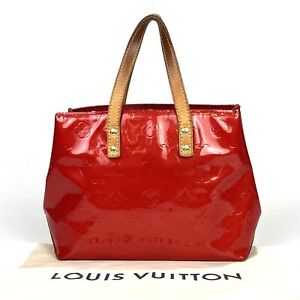 Louis Vuitton Bag Handbag Vernis Lead PM Monogram M91088 Authentic