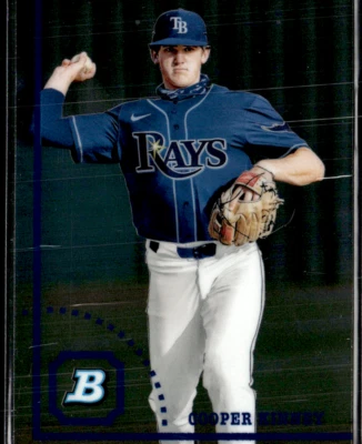 2022 Bowman Heritage - Chrome Prospects #BHPC-80 Cooper Kinney Rays - Image 1 of 2