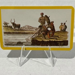 Mondotime Cards 2003 Africa 1850 Hippotamus hunt in Africa Historical - Bild 1 von 2