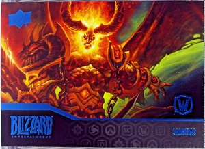 Colección Blizzard Legacy 2023 Upper Deck Warcraft Sargeras #3 azul raro - Imagen 1 de 2