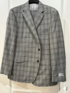 NEW SAMUELSOHN Gray Suit Mens Size 46R, NEW WITH TAGS - Picture 1 of 7