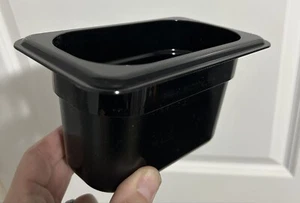Cambro 94CW110 Camwear Black 1/9 Size x 4 D Food Pan" - Picture 1 of 7