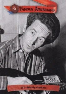 2021 FAMOUS AMERICANS "INSPIRE" PARALLEL - WOODY GUTHRIE #257 SP - Picture 1 of 1