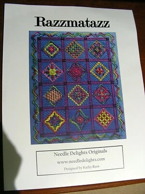 Needlepoint Pattern - "RAZZMATAZZ" by Kathy Rees - Image 1 of 3