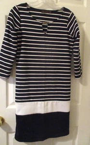 The Limited~Donna~Lavorato a maglia~Abito a righe bianco e nero~Taglia XS - Foto 1 di 11