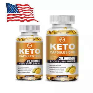 Keto BHB diet pills,fat burning,appetite suppressant supplements,detox Slimming - Picture 1 of 14
