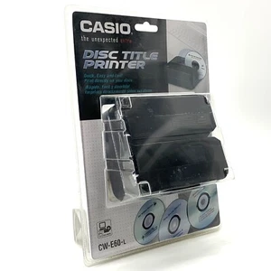 Casio CW-E60-L CD DVD Disc Title Thermal Printer - Picture 1 of 7