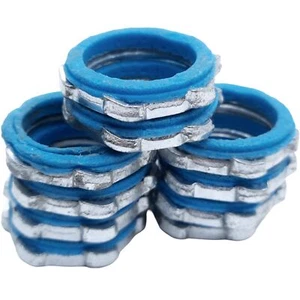 Lote de 10 Thomas & Betts 141SL 00786210816234 Sellado Tuerca Cian Tamaño 1/2" IMC - Imagen 1 de 4