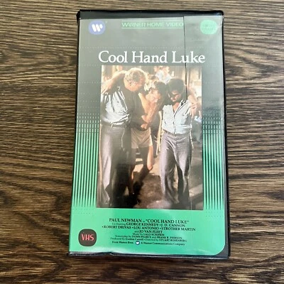 COOL HAND LUKE 1983 Paul Newman Warner Home Video Clamshell Adult Drama VHS Tape - Image 1 of 4