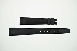 OMEGA NOS Vintage Leather Watch Strap Black 14/10 14mm (B190)