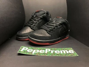 SIGNIERT Nike SB Dunk Low schwarze Taube Größe 9,5 TRD 883232 008 Jeff Heftklammer QS - Bild 1 von 12
