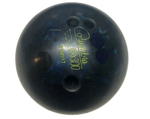 Columbia 300 U2 Bowling Ball 14 Pounds Blue Black Drilled Swirl IF78237 Preowned - Picture 1 of 8