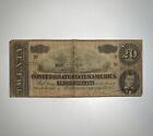 $20 1864 The Confederate States of America Currency Note - 22800