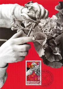 Maximum Card FDC LIECHTENSTEIN Man & Work 1982 September MK 33 n4 - Picture 1 of 2
