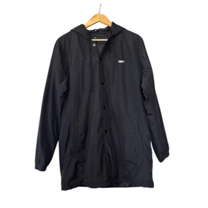 Obey Singford II Men's stadium parka Jacket Black - Picture 1 of 13