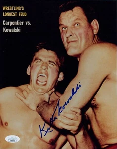 Killer Kowalski NWA WWF Wrestler Signed 8x10 Glossy Photo JSA Authenticated - Picture 1 of 2