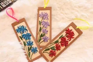 Transvaal Gänseblümchen Quilling Lesezeichen Handarbeit mit Liebe - Geschenkidee - Bild 1 von 13