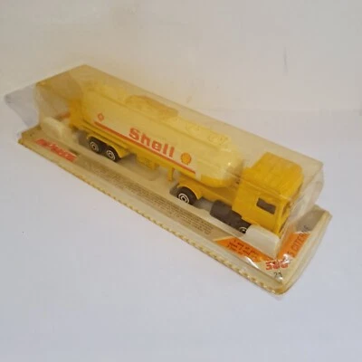 CAMIÓN CISTERNA / CITERNE VOLVO SHELL AMARILLA - MAJORETTE SERIE 300 Nº855  - Imagen 1 de 3