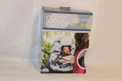 Acogedora cubierta | Funda portabebés | Camuflaje negro y gris | Forro blanco Foto 1 de 2