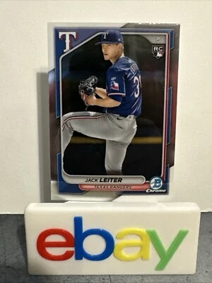 2024 Topps Bowman Chrome Baseball Jack Leiter #70 RC Rookie - Image 1 of 3
