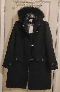 TU Women BNWT Black Highland Parka Coat Size 18, NEW with Tag £45