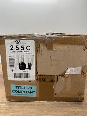 Robert Abbey 255C Wheatley 2 Light 11" Wide Vanity Light, Modern Brass *READ* - Image 1 of 4