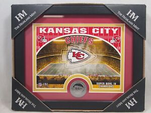 Highland Mint NFL Kansas City Chiefs 9" x 11" Framed Stadium Photo with Coin