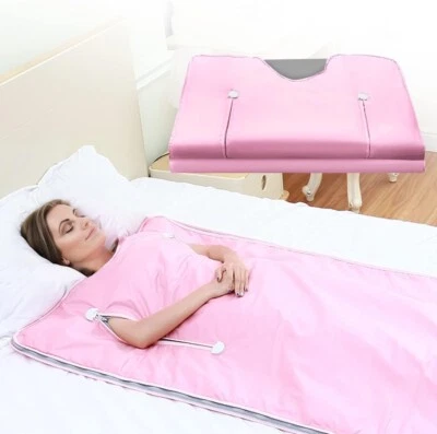 Manta Sauna Infrarroja Gorapture con Control Remoto Desintoxicación Ejercicio Recuperación Rosa Foto 1 de 4