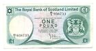 Great Britain UK Royal Bank of Scotland Limited 1 Pound 1976 F/VF Pick #336a