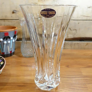 De Plomb Vase Lead Crystal 10.875 in. Swanky Barn - Picture 1 of 12