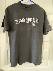 Zoo York Skateboarding T Shirt Mens Medium Heather Gray Vintage Graphic Tee Logo - Picture 1 of 7