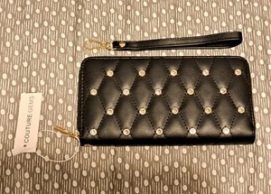 Couture Gems Quilted Wristlet Wallets for Women - Travel Wristlet with Strap  - Picture 1 of 1