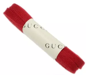 NEU GUCCI ROT SNEAKER ERSATZ CANVAS BAUMWOLLE SCHNÜRSENKEL - Bild 1 von 2