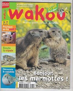 Wakou mensuel de 4 à 7 ans n°245 aout 2009 