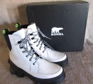Zapatos de botas con cordones SOREL Brex tiza impermeables EE. UU. 8,5 M EUR 39,5 nuevos con caja - Imagen 1 de 9